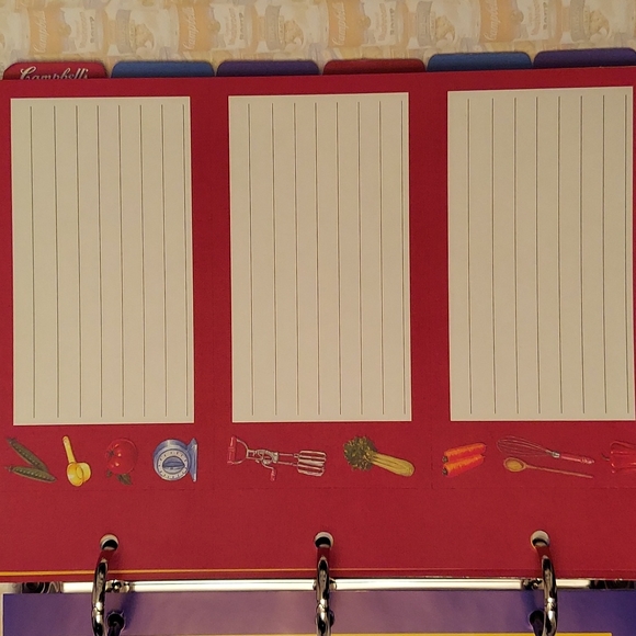 Campbell's Soup Recipe Keepsake Binder - Picture 6 of 12